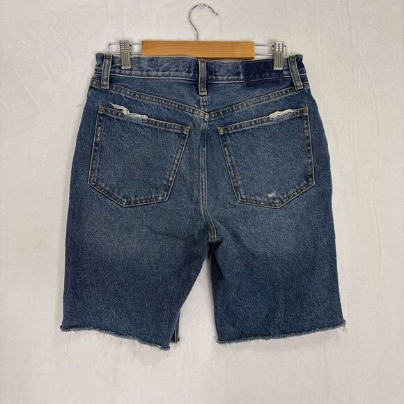 Abercrombie & Fitch Women's High Rise 8" Inseam Bermuda Jean Shorts Size 6 - Picture 7 of 11